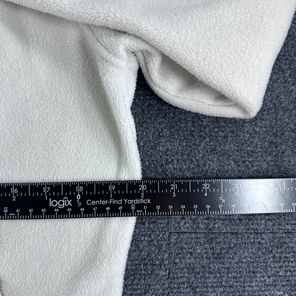 Columbia Fleece Jacket Womens XL Extra Large Cream Full Zip Benton Springs - Picture 14 of 16